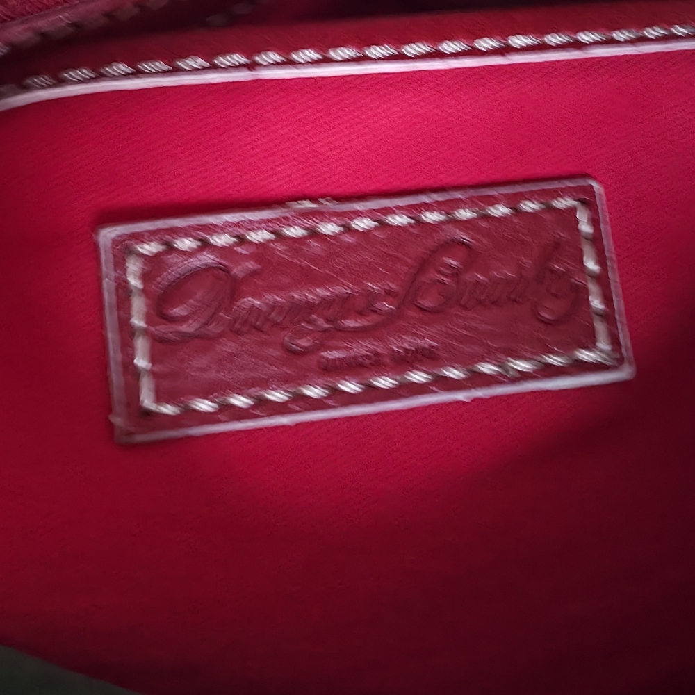 Dooney & Bourke Red Leather Satchel - Picture 6 of 16
